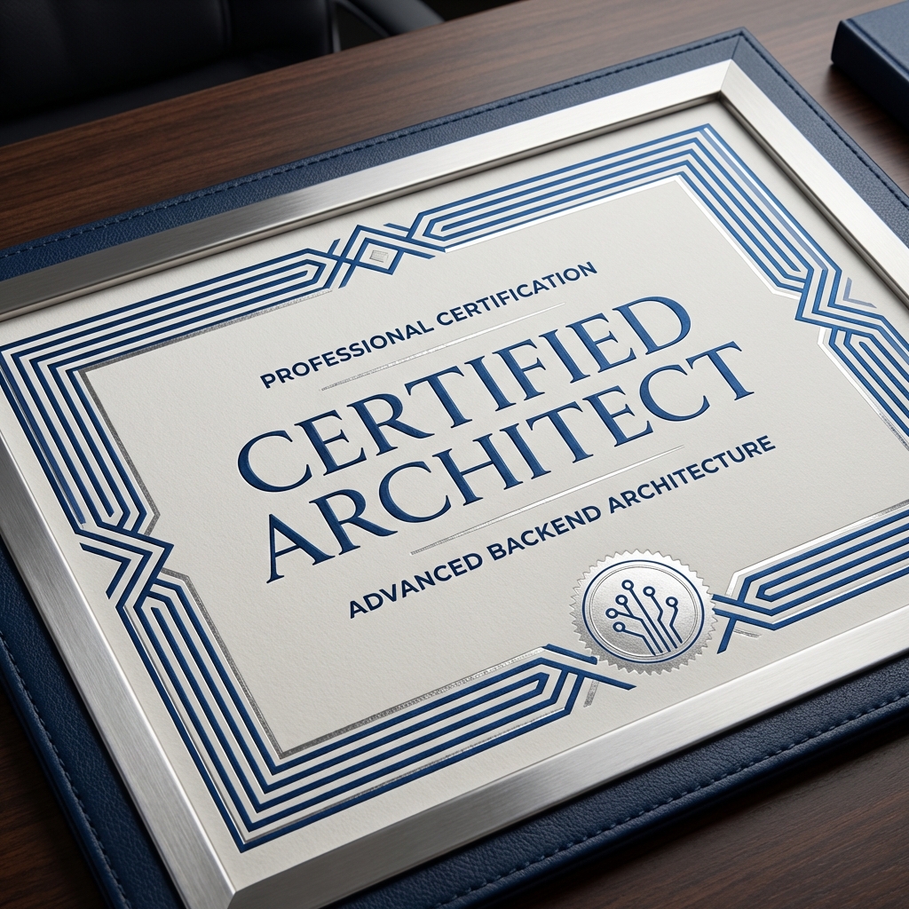 Backend Architecture Certificate